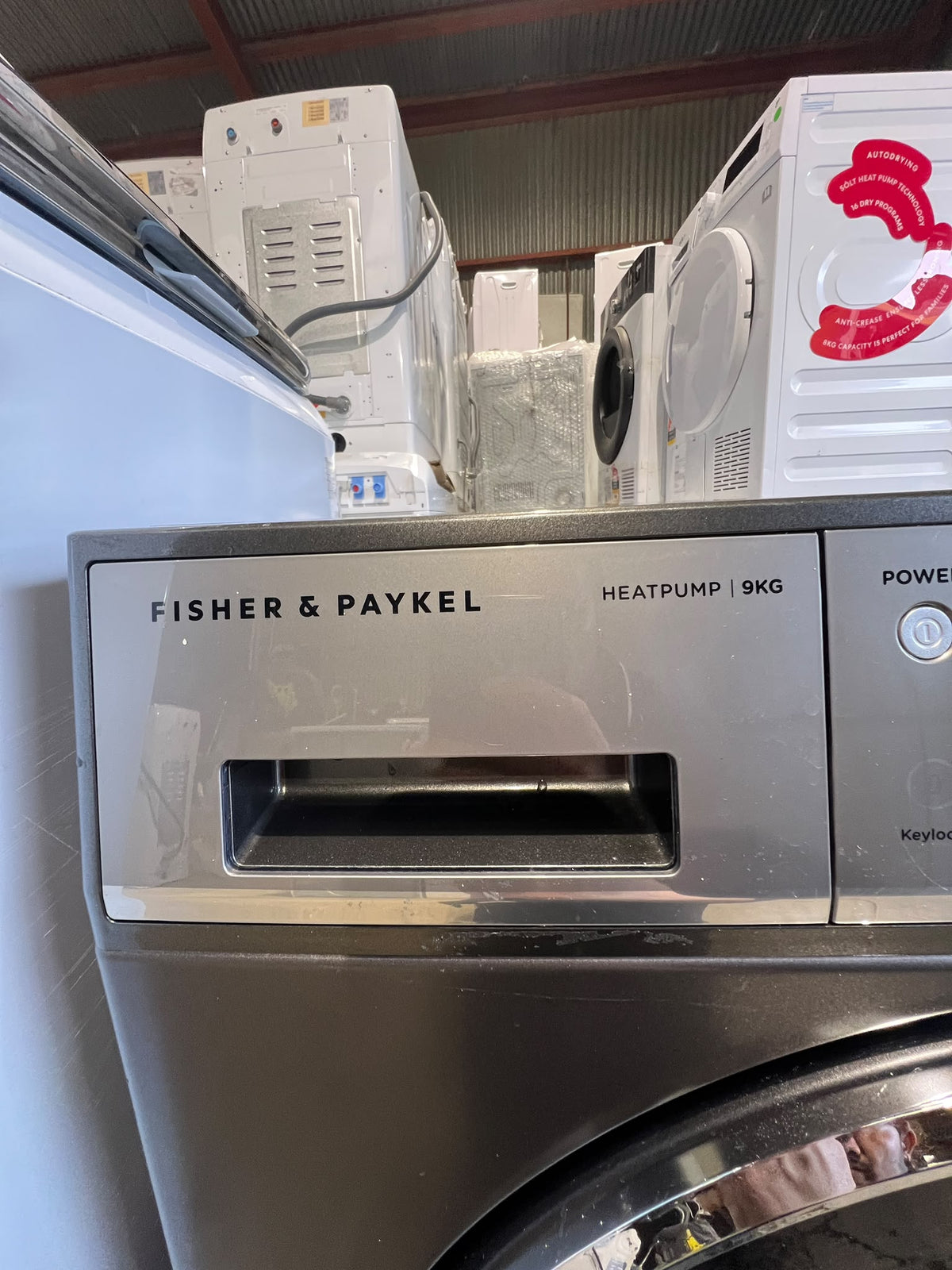 Fisher & Paykel Series 7 - 9kg Heat Pump Dryer Graphite