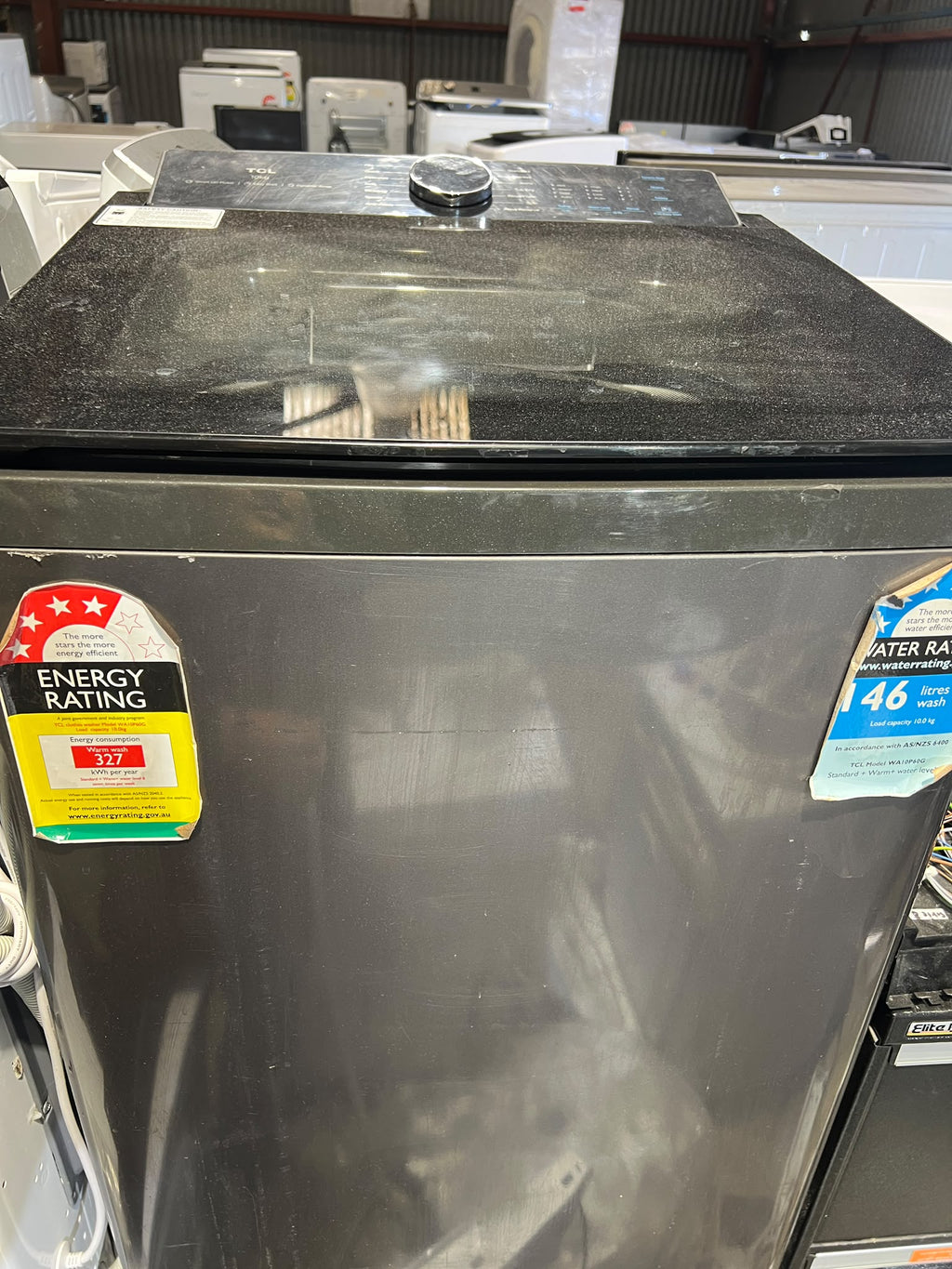 TCL 10kg Top Load Washing Machine – Grey
