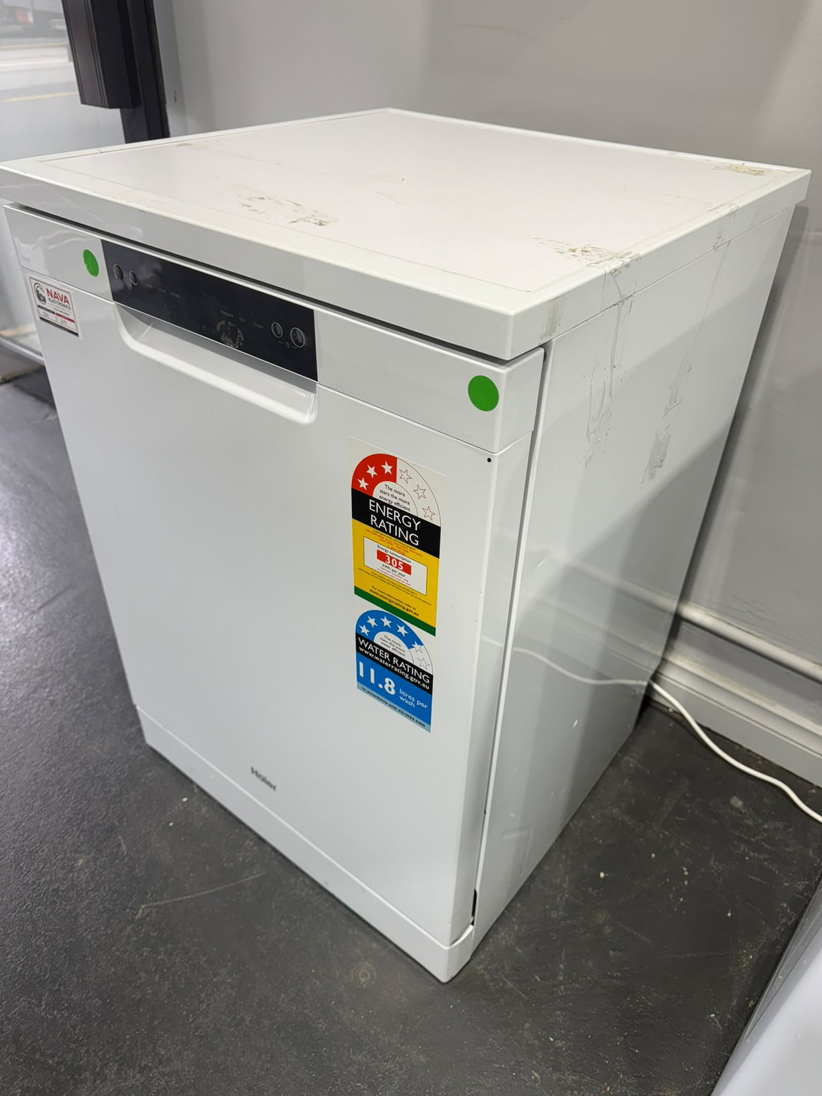 Haier 300 Series 13 Place Setting Freestanding Dishwasher – White