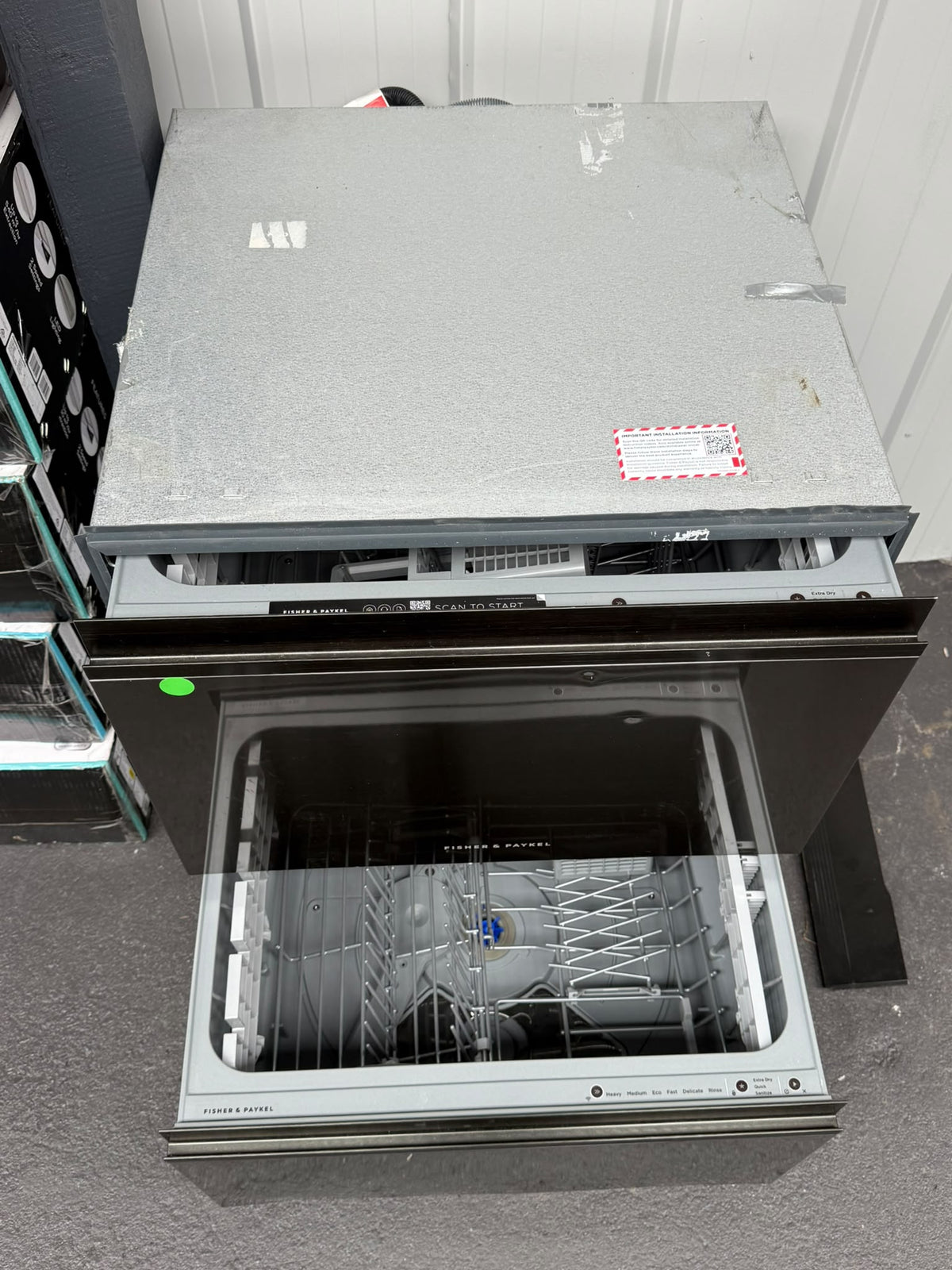 Fisher & Paykel Series 9 Double DishDrawer™ Dishwasher – Black Stainless Steel