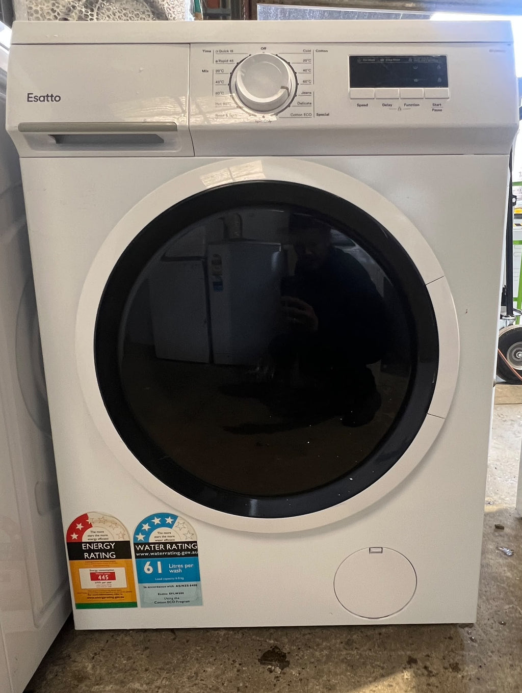 Esatto 6kg Front Load Washing Machine EFLW600 - White