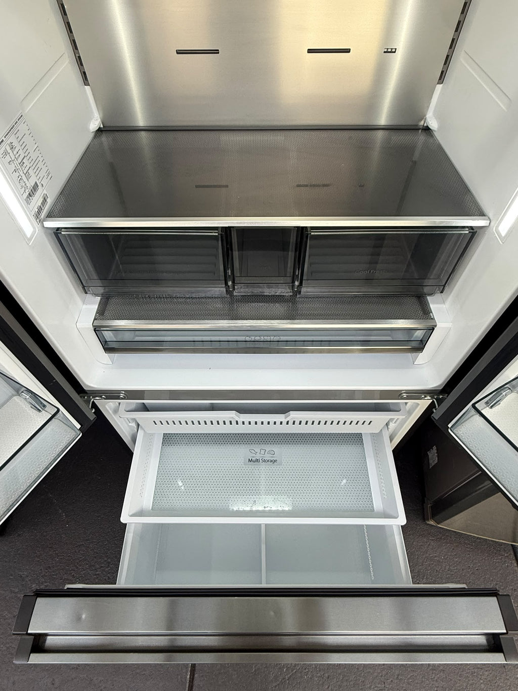 Hisense HRFD634BW 634L French Door Refrigerator – Dark Steel