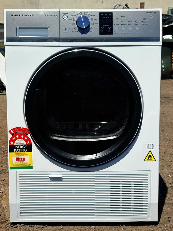 Fisher & Paykel DH8060P3 8kg Series 5 Heat Pump Dryer – White