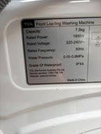 TCL WF75P10W 7.5kg Front Load Washing Machine – White