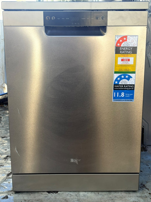 Haier HDW13F0S1 300 Series 13 Place Freestanding Dishwasher – Satina