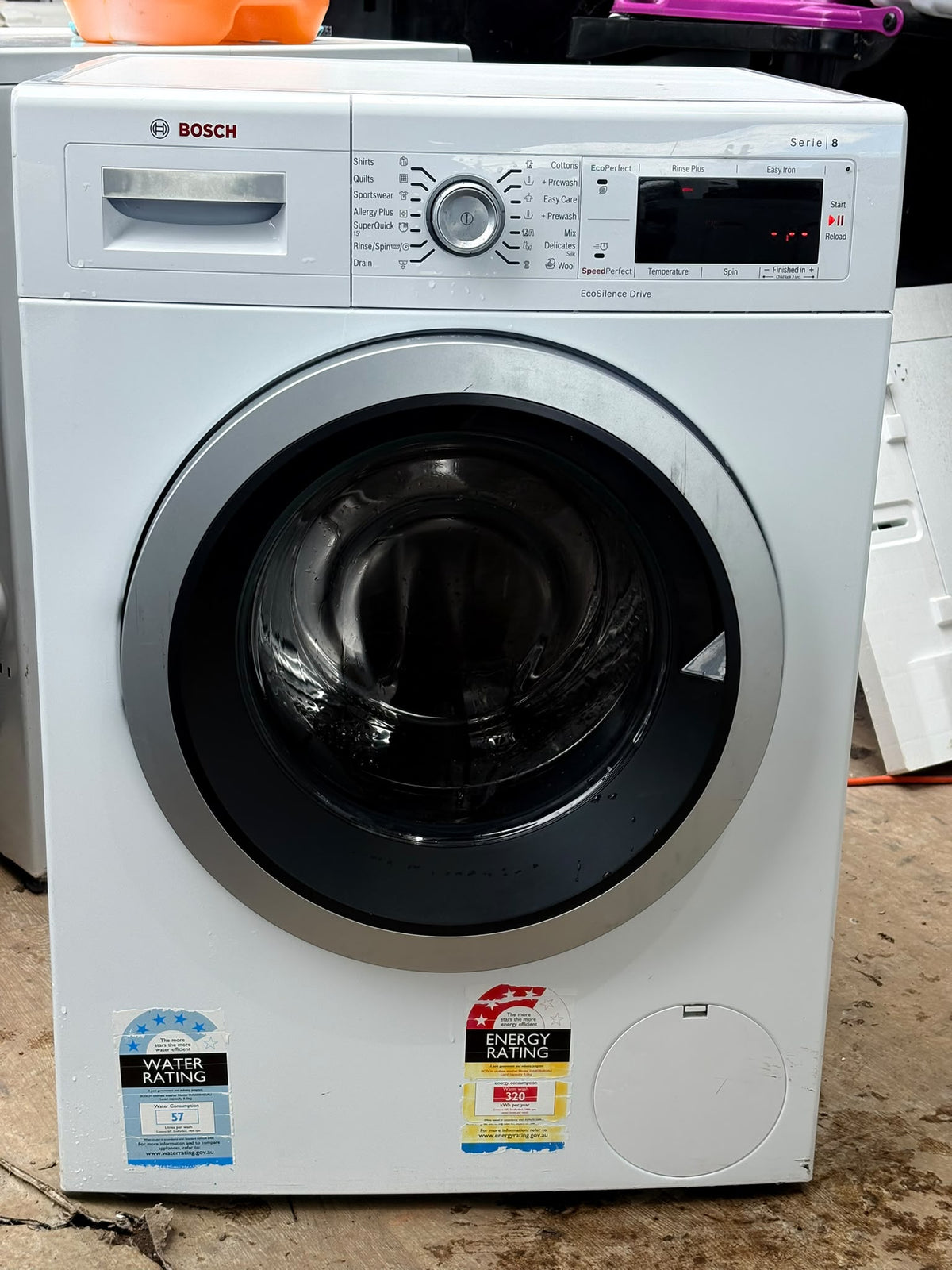 Bosch WAW28460AU 8kg Front Load Washing Machine – White