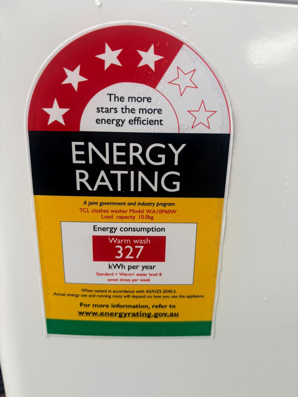 TCL WA10P60W 10kg Top Load Washing Machine – White