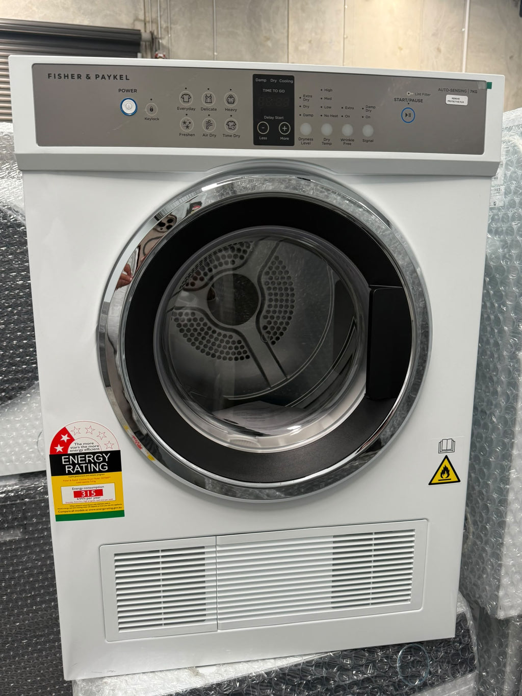 Fisher & Paykel DE7060G2 Series 5 7kg Vented Dryer – White