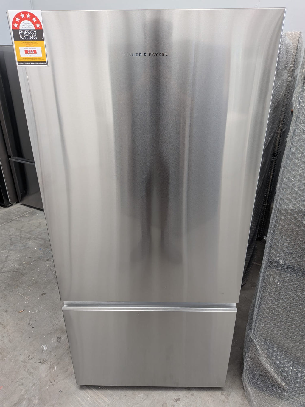 Fisher & Paykel RF505BRNX1 Series 5 515L Bottom Mount Fridge – Stainless Steel