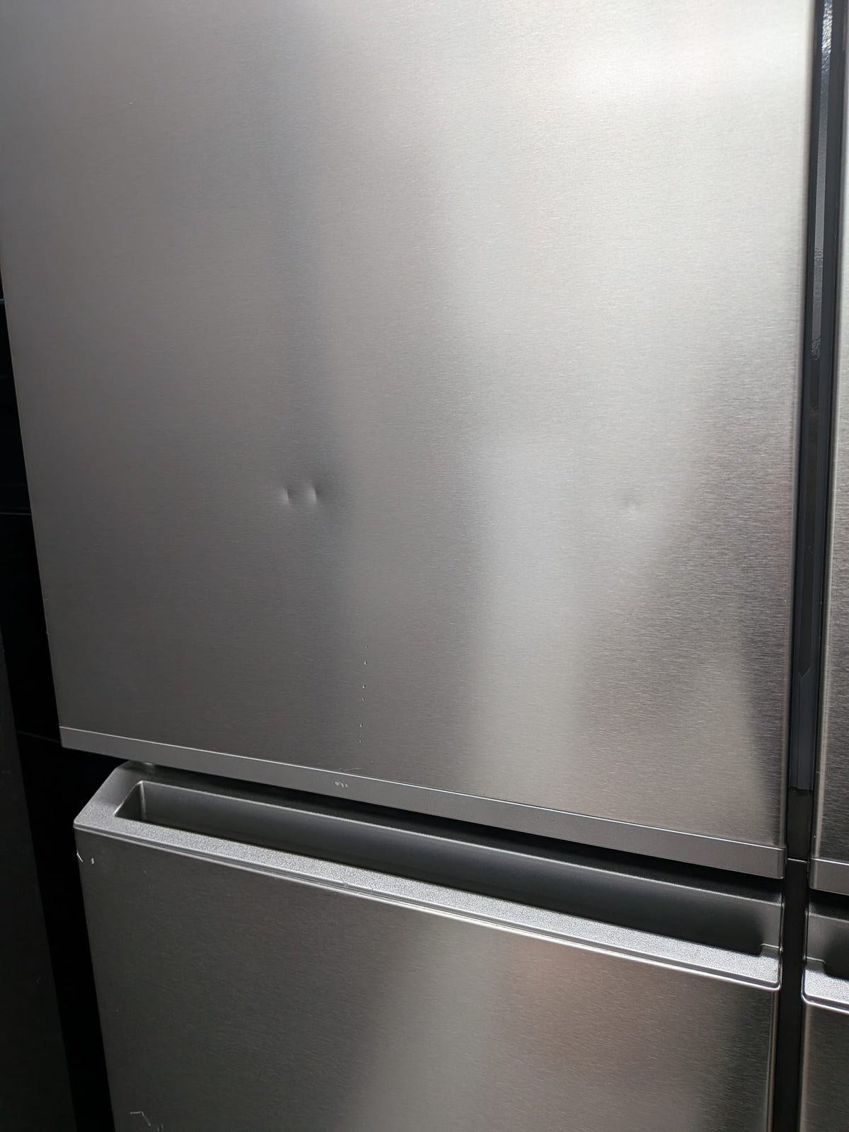Haier HRF680YPS 623L Quad Door Fridge – Satina, Plumbed Ice & Water