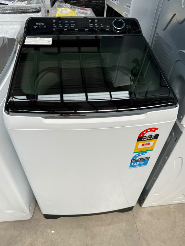 Haier HWT12AD1 600 Series 12kg Top Load Washing Machine – White, UV Protect