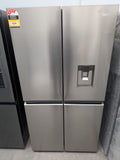 Haier HRF680YPS 623L Quad Door Fridge – Satina, Plumbed Ice & Water