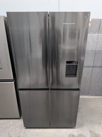 Fisher & Paykel RF605QNUVB1 538L Quad Door Fridge – Black Stainless Steel, Ice & Water