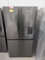 Fisher & Paykel RF605QNUVB1 538L Quad Door Fridge – Black Stainless Steel, Ice & Water