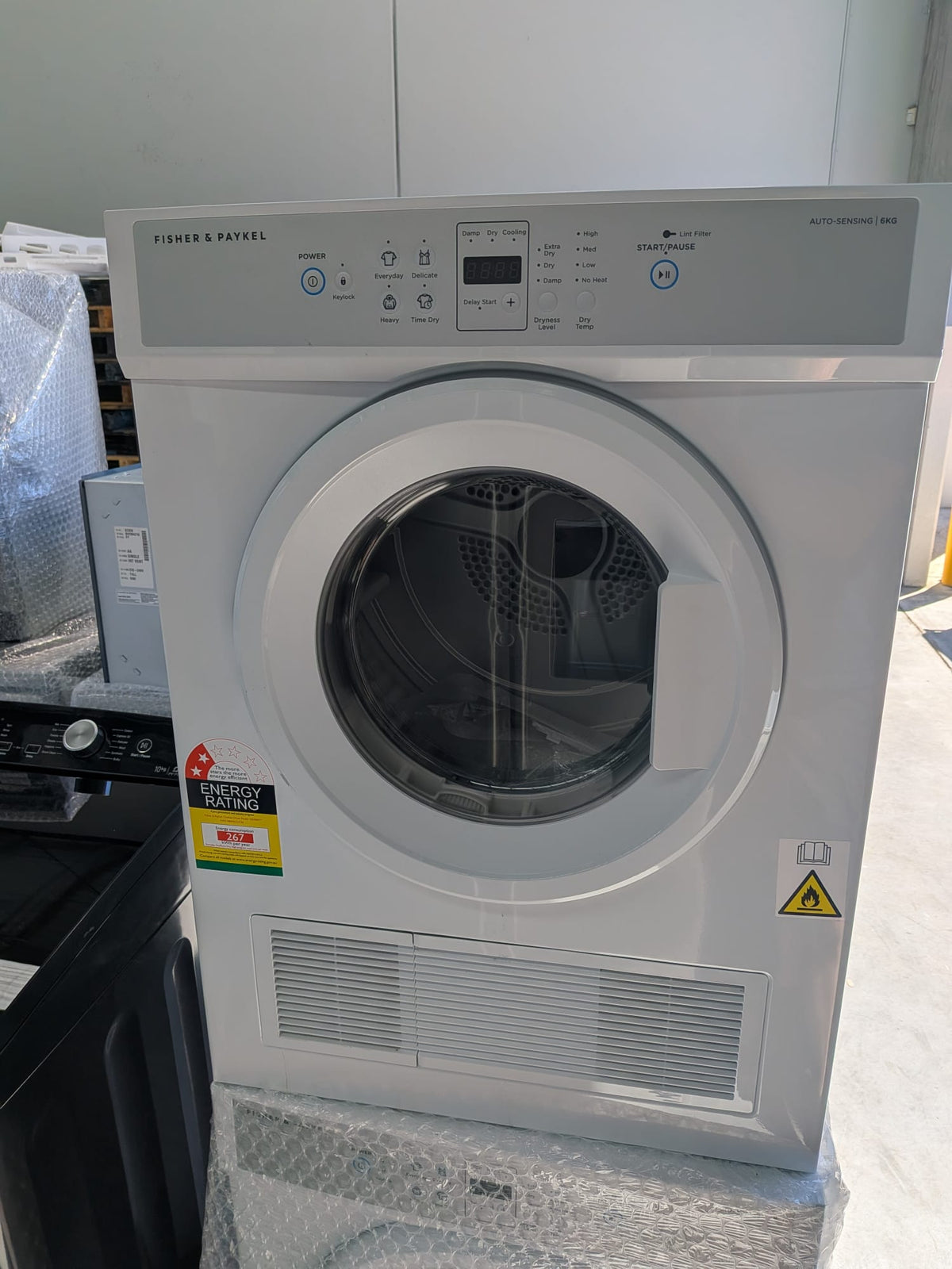 Fisher & Paykel DE6060M2 Series 3 6kg Vented Dryer – Factory-2nd