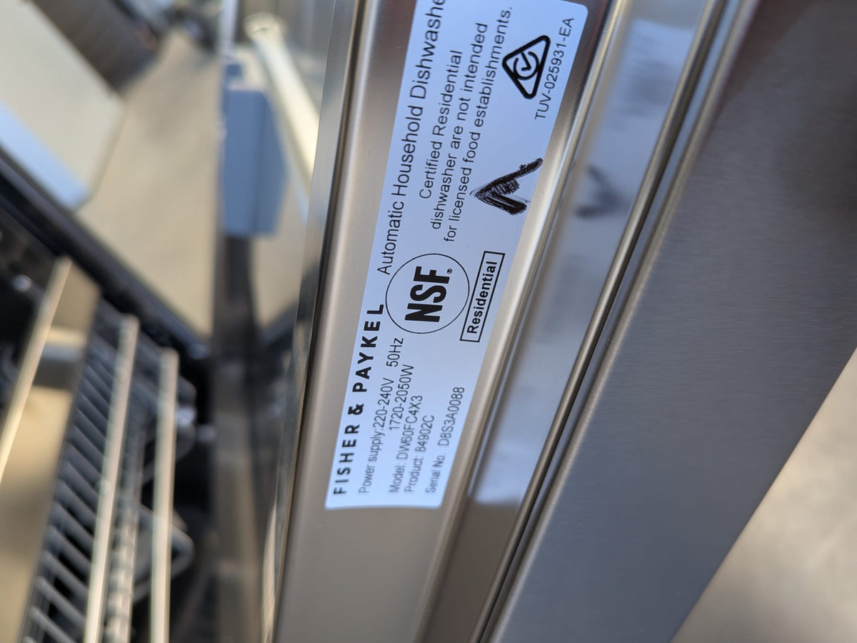 Fisher & Paykel DW60FC4X3 Series 7 15 Place Setting Dishwasher – Stainless Steel