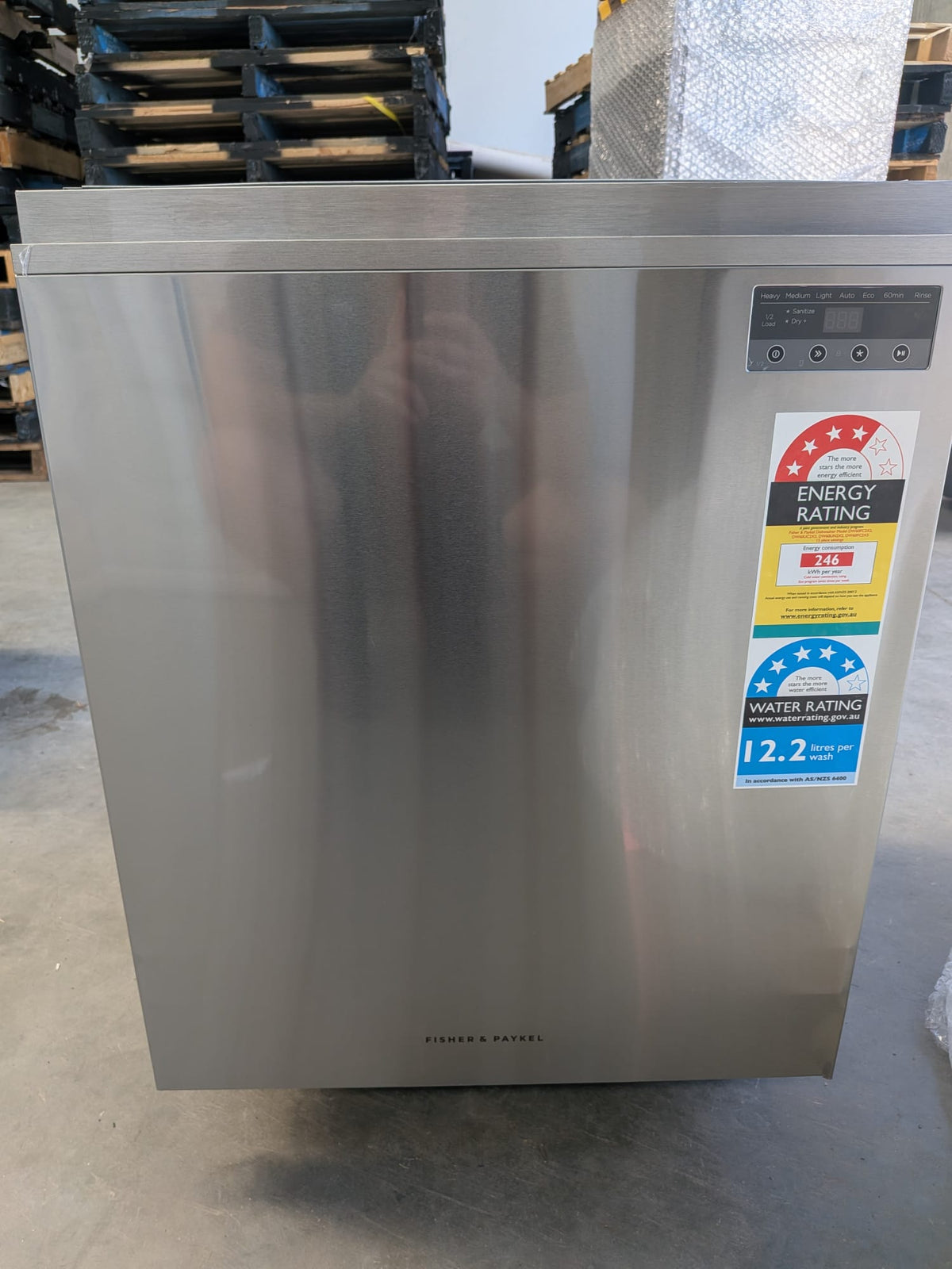 Fisher & Paykel DW60UN2X2 Series 5 15 Place Setting Built-under Dishwasher – Stainless Steel