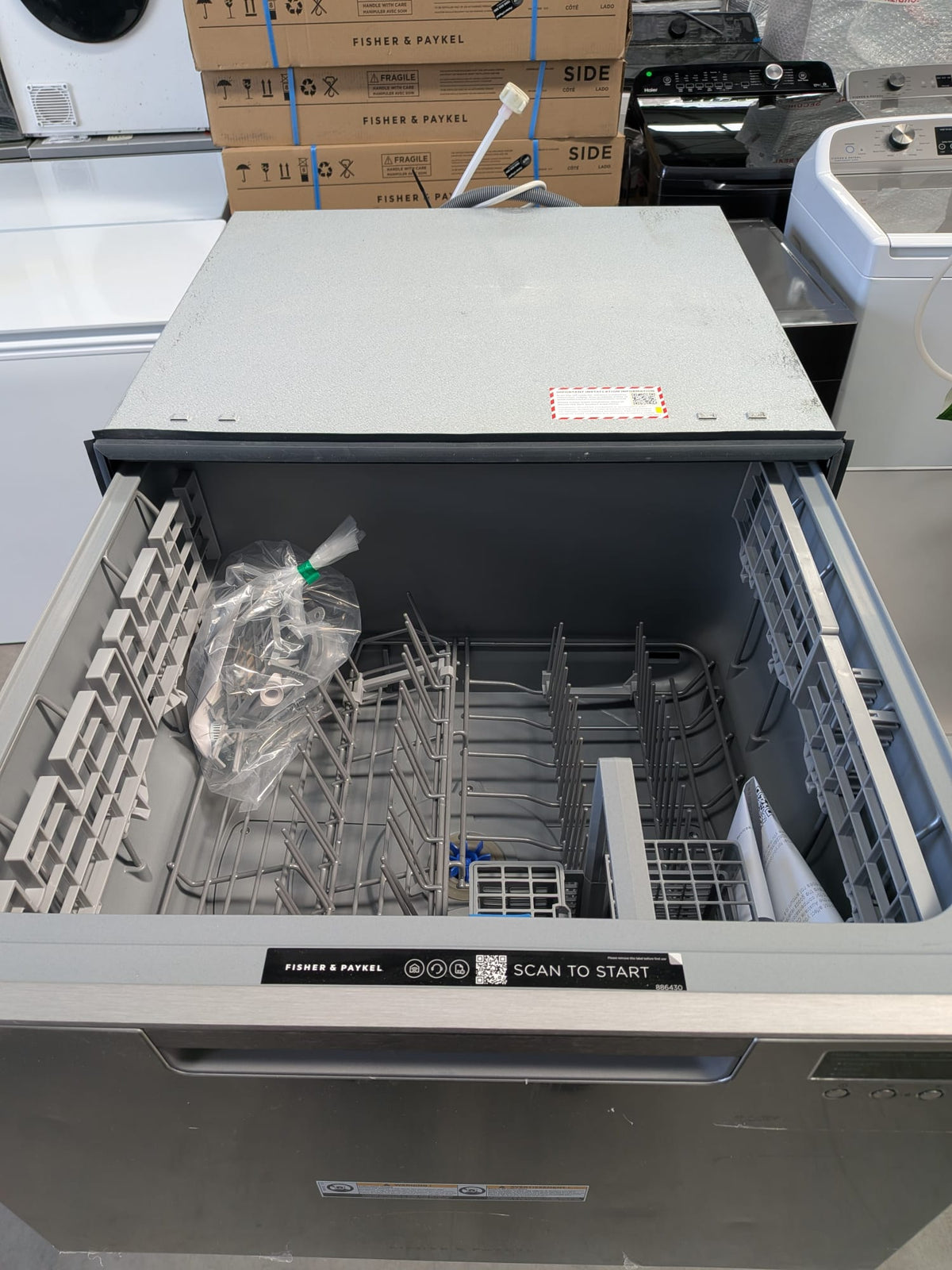 Fisher & Paykel DD60SCX9 Series 7 Single DishDrawer Dishwasher – Stainless Steel