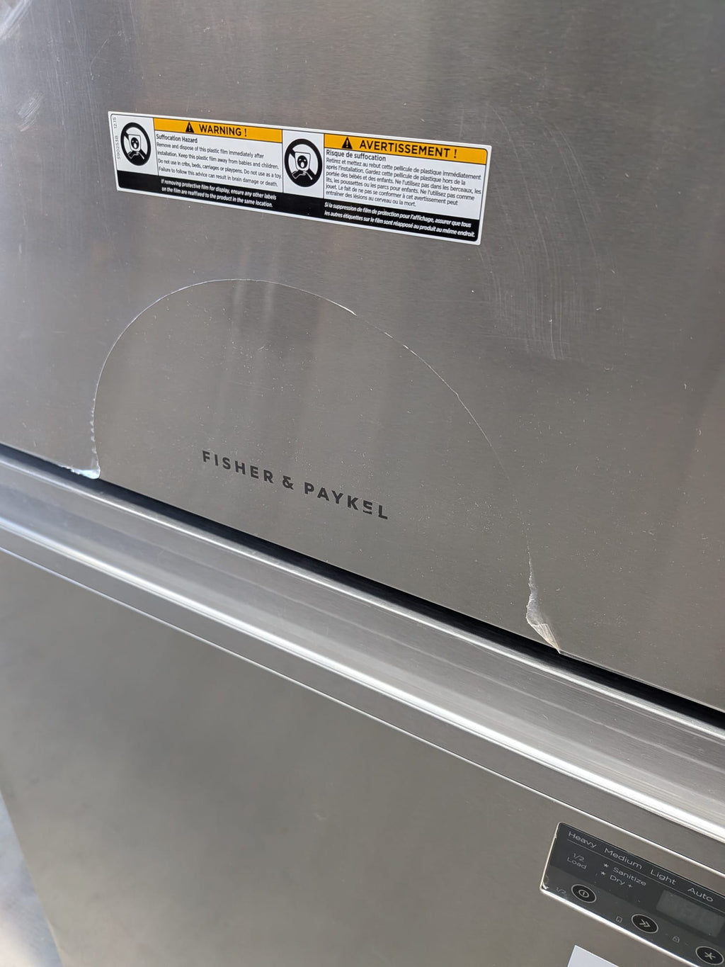 Fisher & Paykel DD60SCX9 Series 7 Single DishDrawer Dishwasher – Stainless Steel