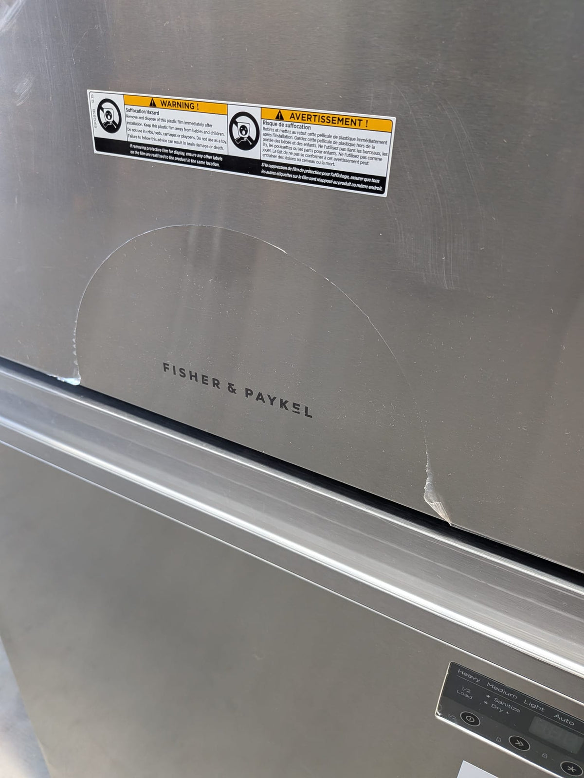 Fisher & Paykel DD60SCX9 Series 7 Single DishDrawer Dishwasher – Stainless Steel
